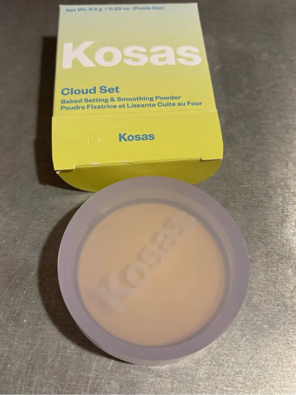 Kosas Cloud Set Baked Setting & Smoothing Powder - Buttery Yellow Box